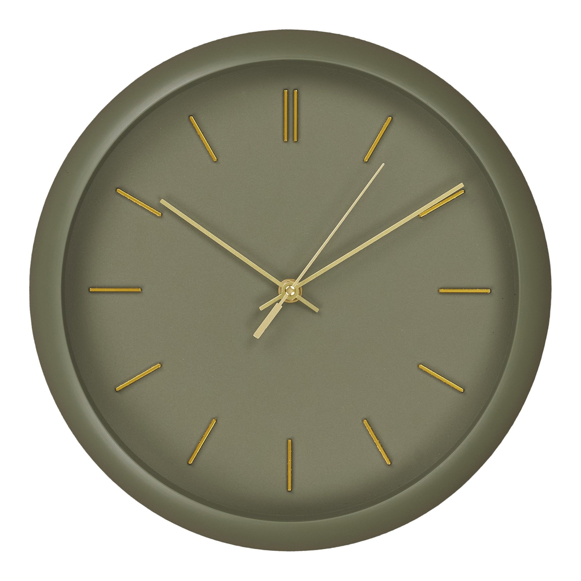 Rossano Wandklok – Wandklok, groen, geruisloze uurwerk, ø30 cm