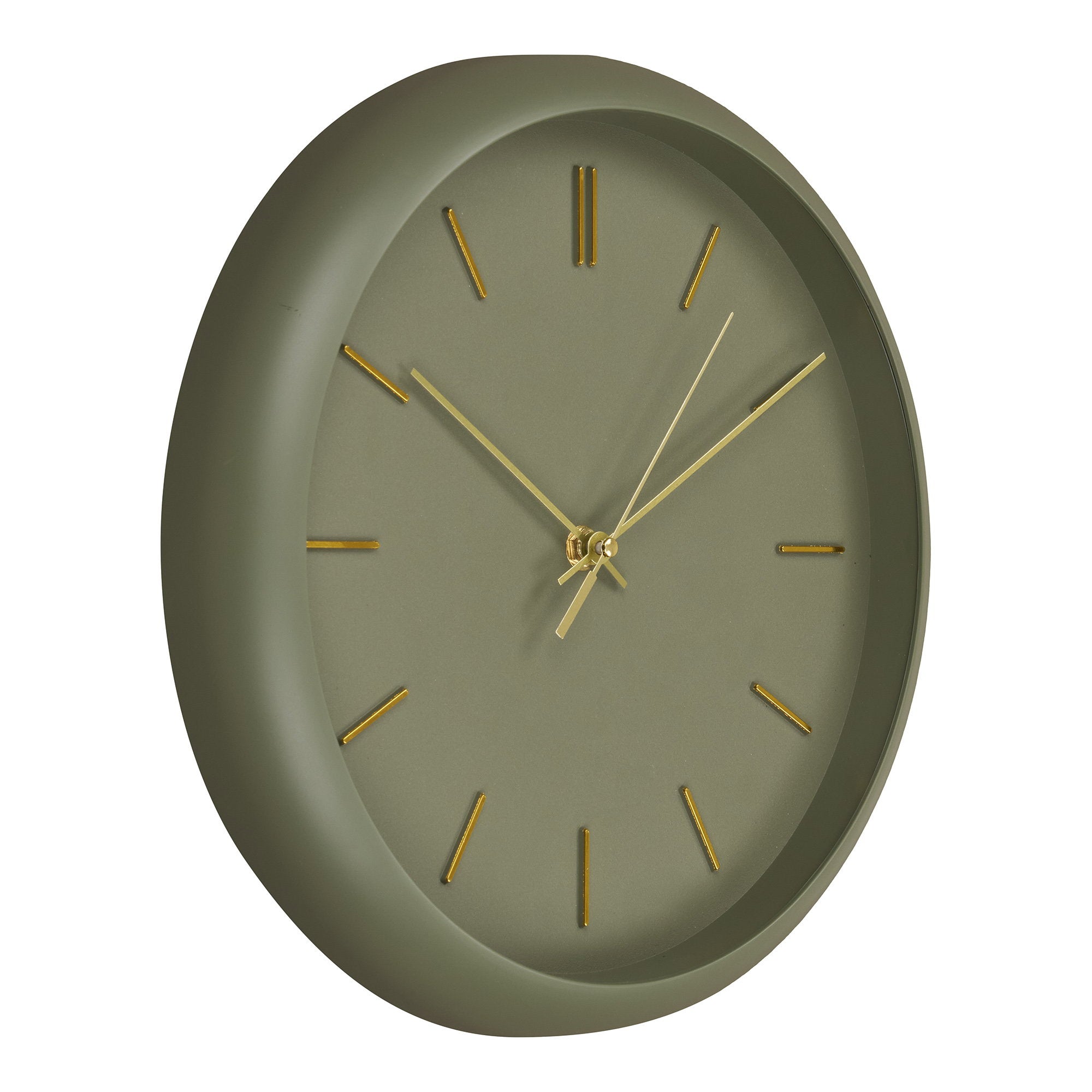 Rossano Wandklok – Wandklok, groen, geruisloze uurwerk, ø30 cm