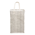 Argos Laundry Basket - Laundry basket, textile, beige/black, 38x28x58 cm