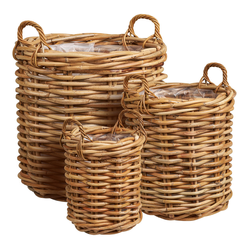Burton Körbe – Körbe, Korbweide, Natur, 3er-Set