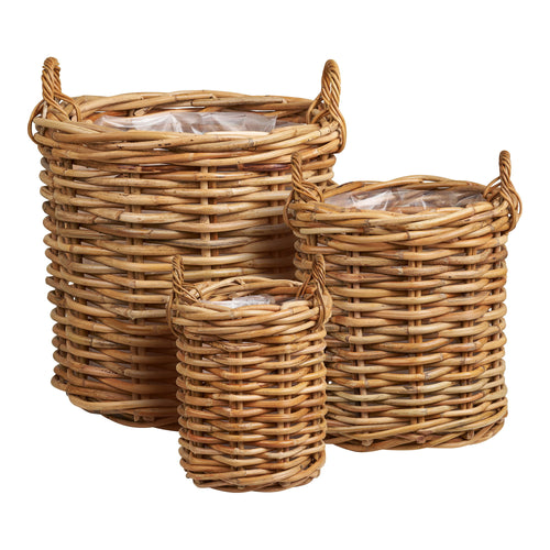 Burton Körbe – Körbe, Korbweide, Natur, 3er-Set