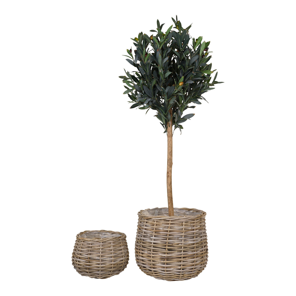 Pulo Manden - Manden, rattan, natural, set of 2