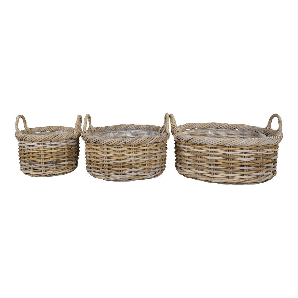 Kuta Körbe - Körbe, Kubu Rattan, natur, 3er-Set