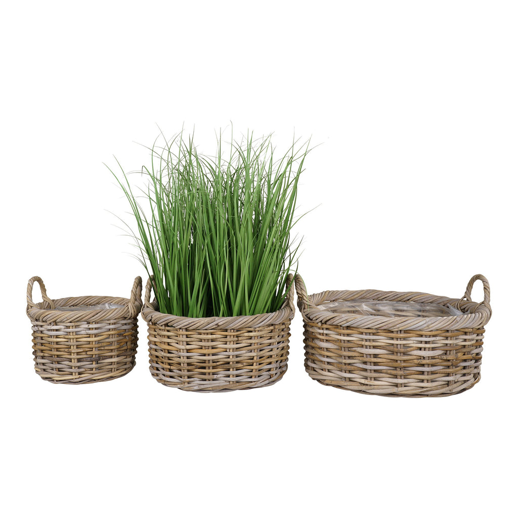 Kuta Körbe - Körbe, Kubu Rattan, natur, 3er-Set