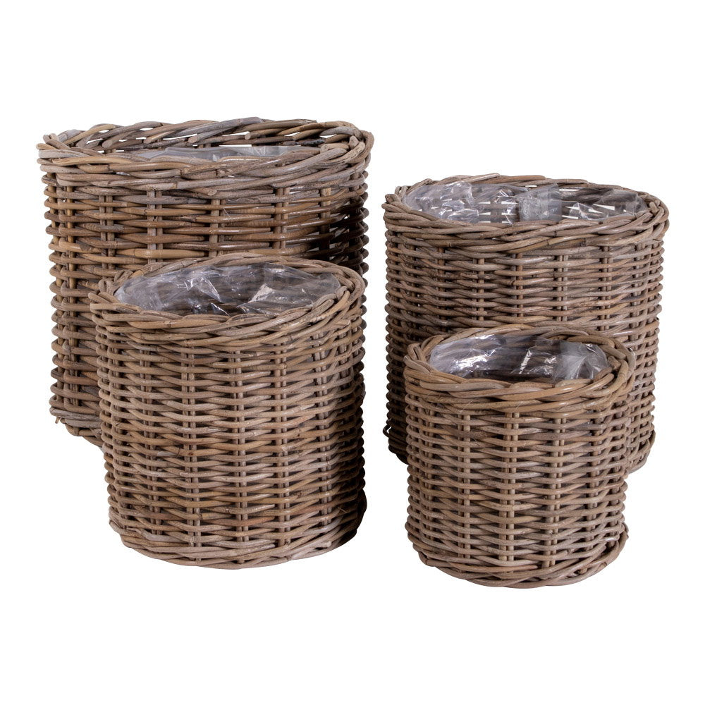 Bogor Baskets - Baskets, rattan, natural, set of 4