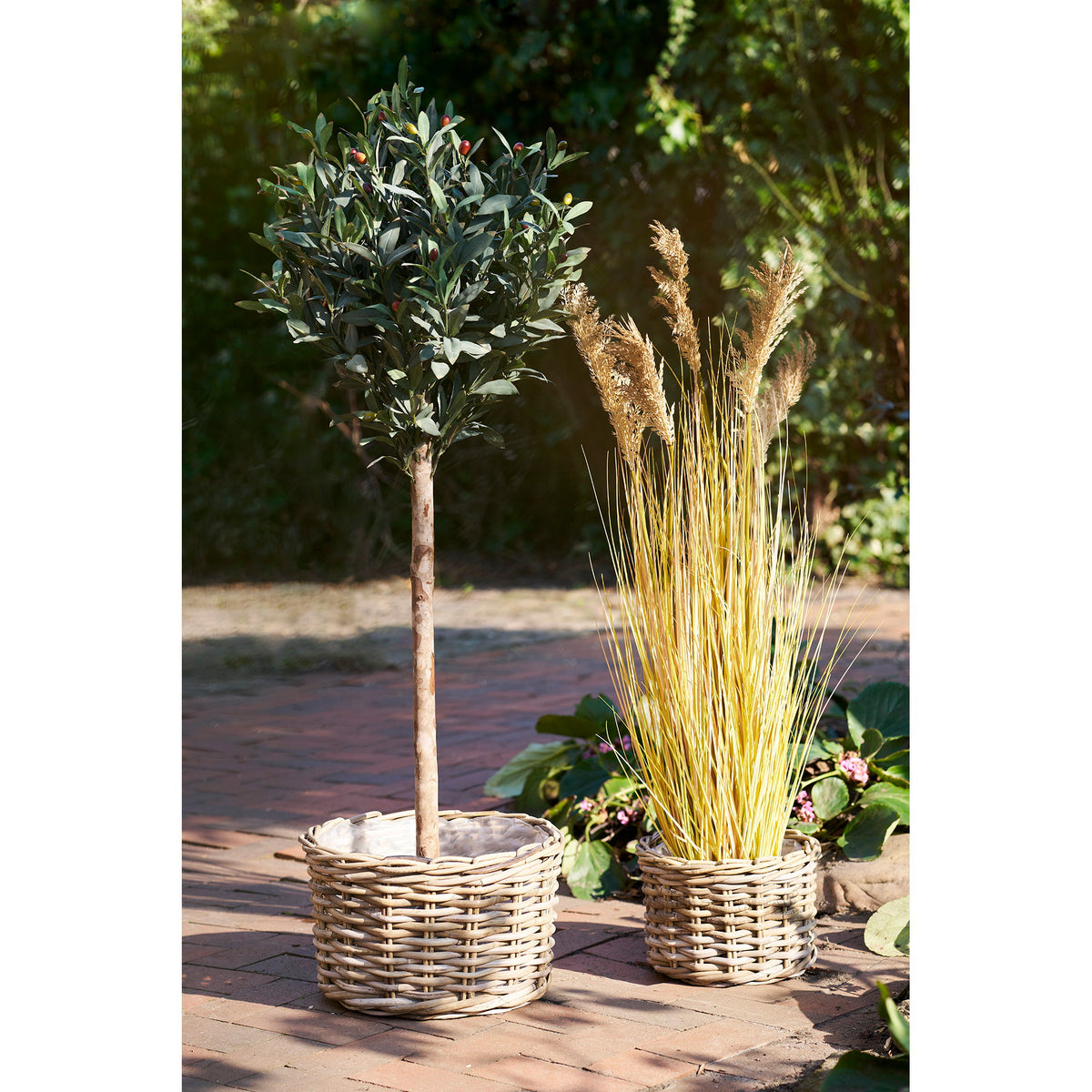 Kubu rattan baskets Kalak - set of 2