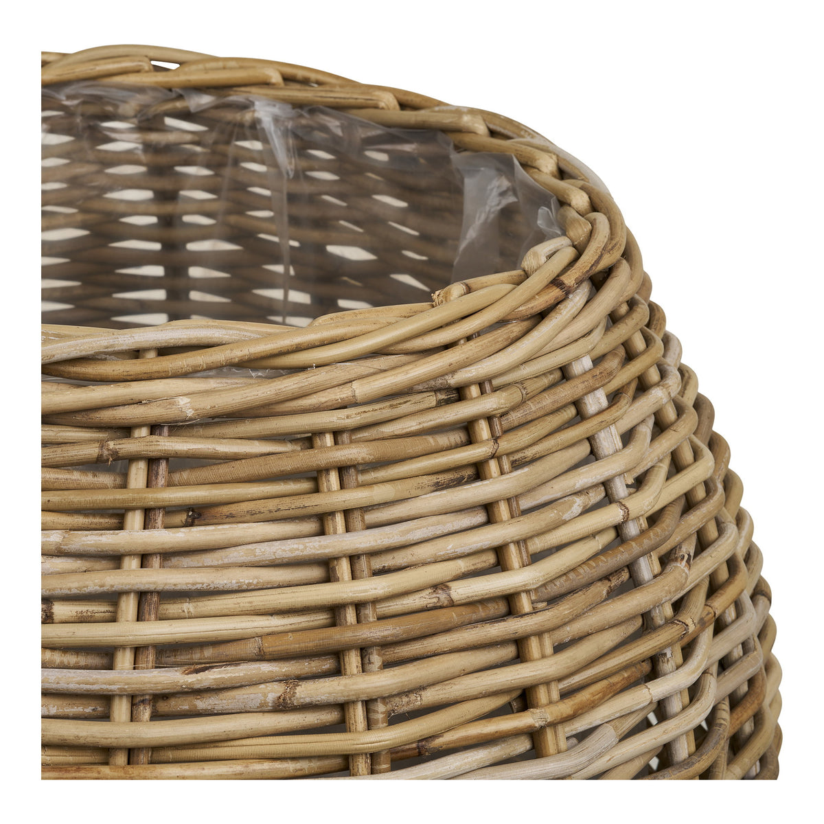 Melaka Basket - Basket, rattan frame, natural, set of 2