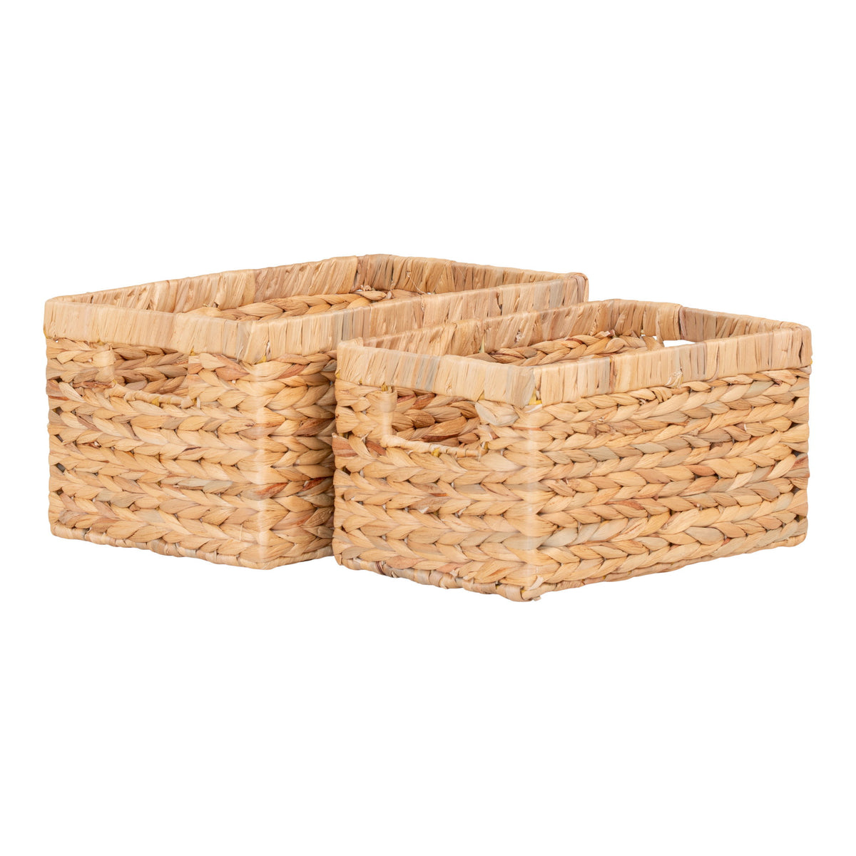 Water hyacinth baskets Passo - set of 2