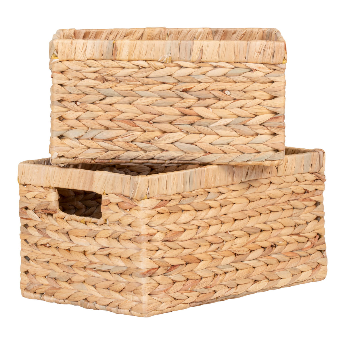 Water hyacinth baskets Passo - set of 2
