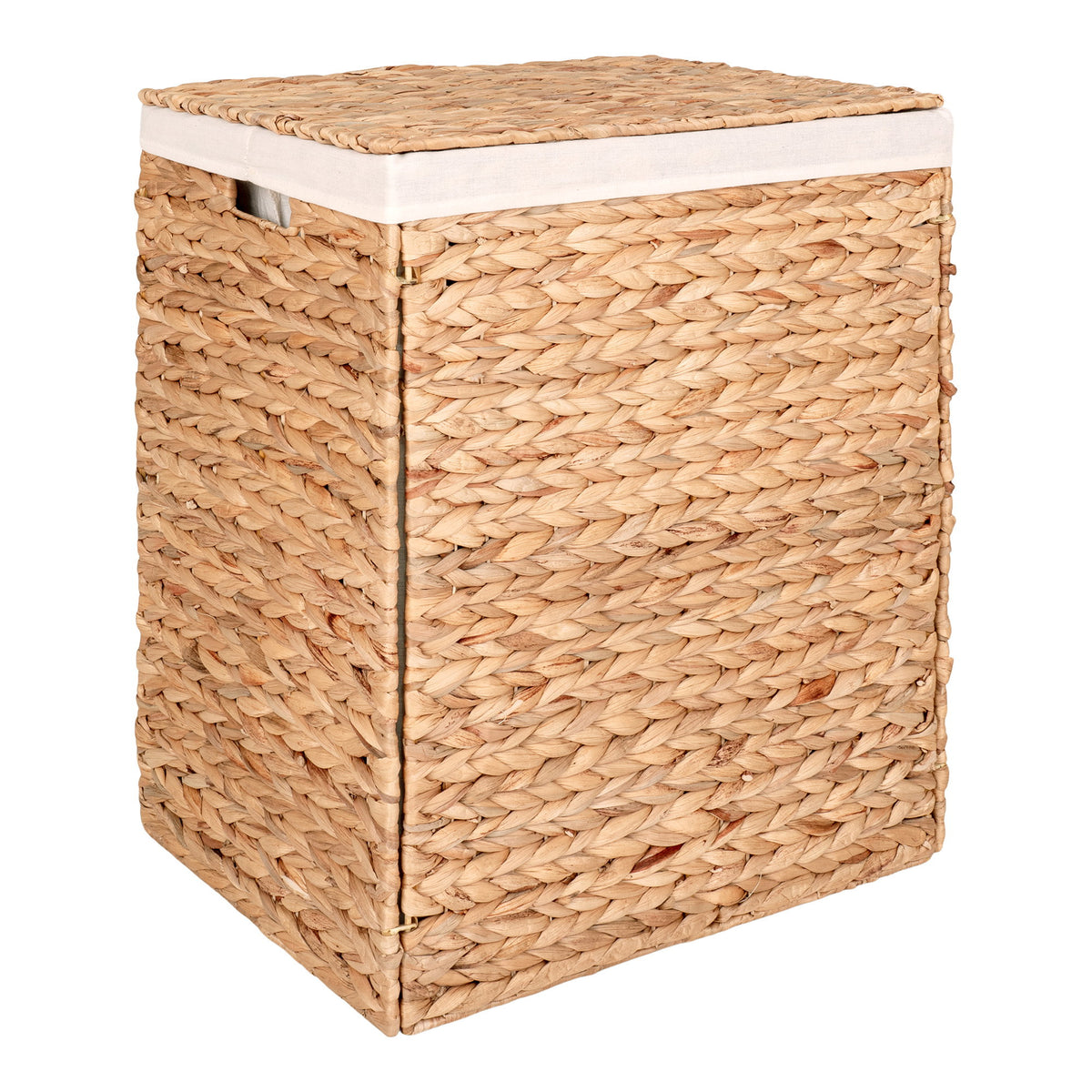 Passo Laundry Basket - Laundry basket, water hyacinth, natural 43x32x55 cm