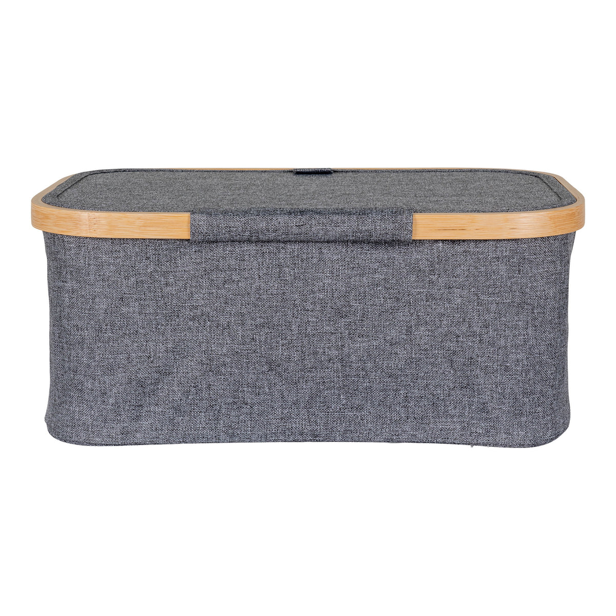 Dark grey basket Noto small - 38x26x16 cm