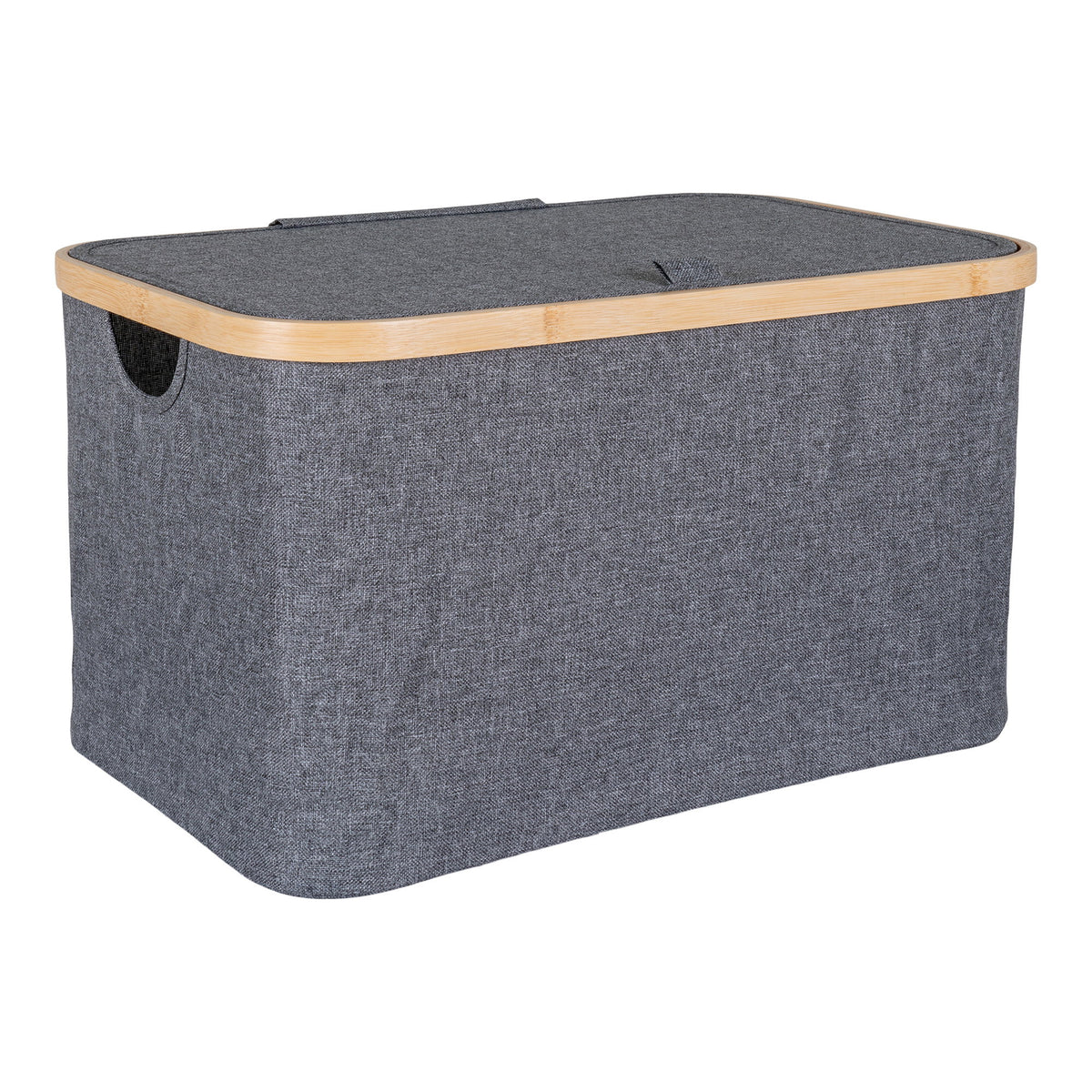 Dark grey basket Noto medium - 30x45x25 cm