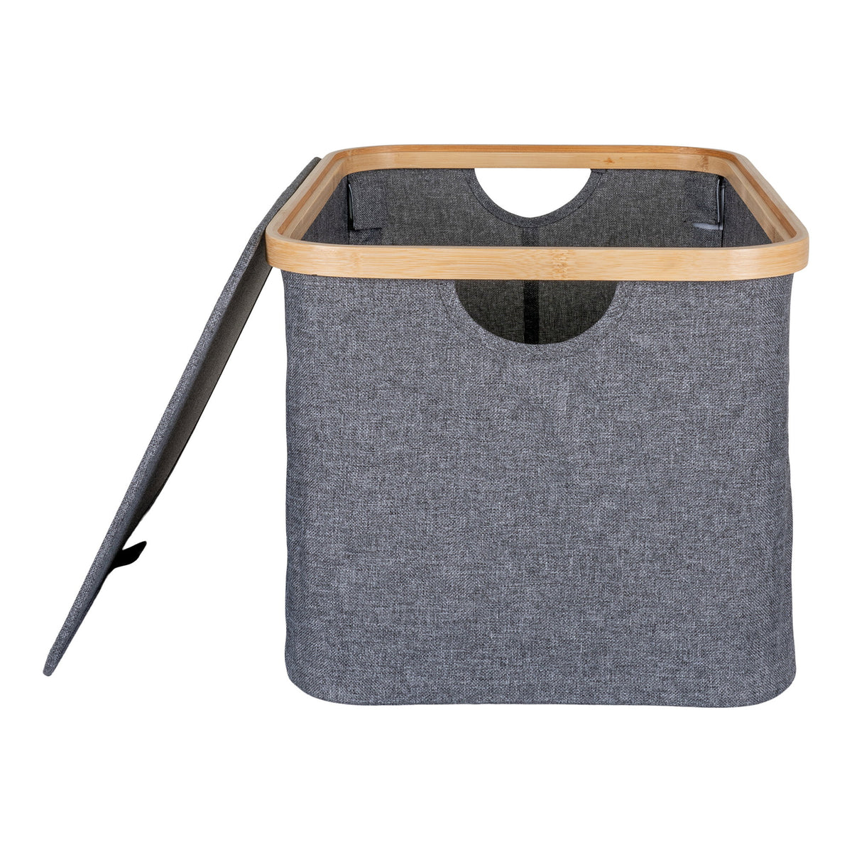 Dark grey basket Noto medium - 30x45x25 cm