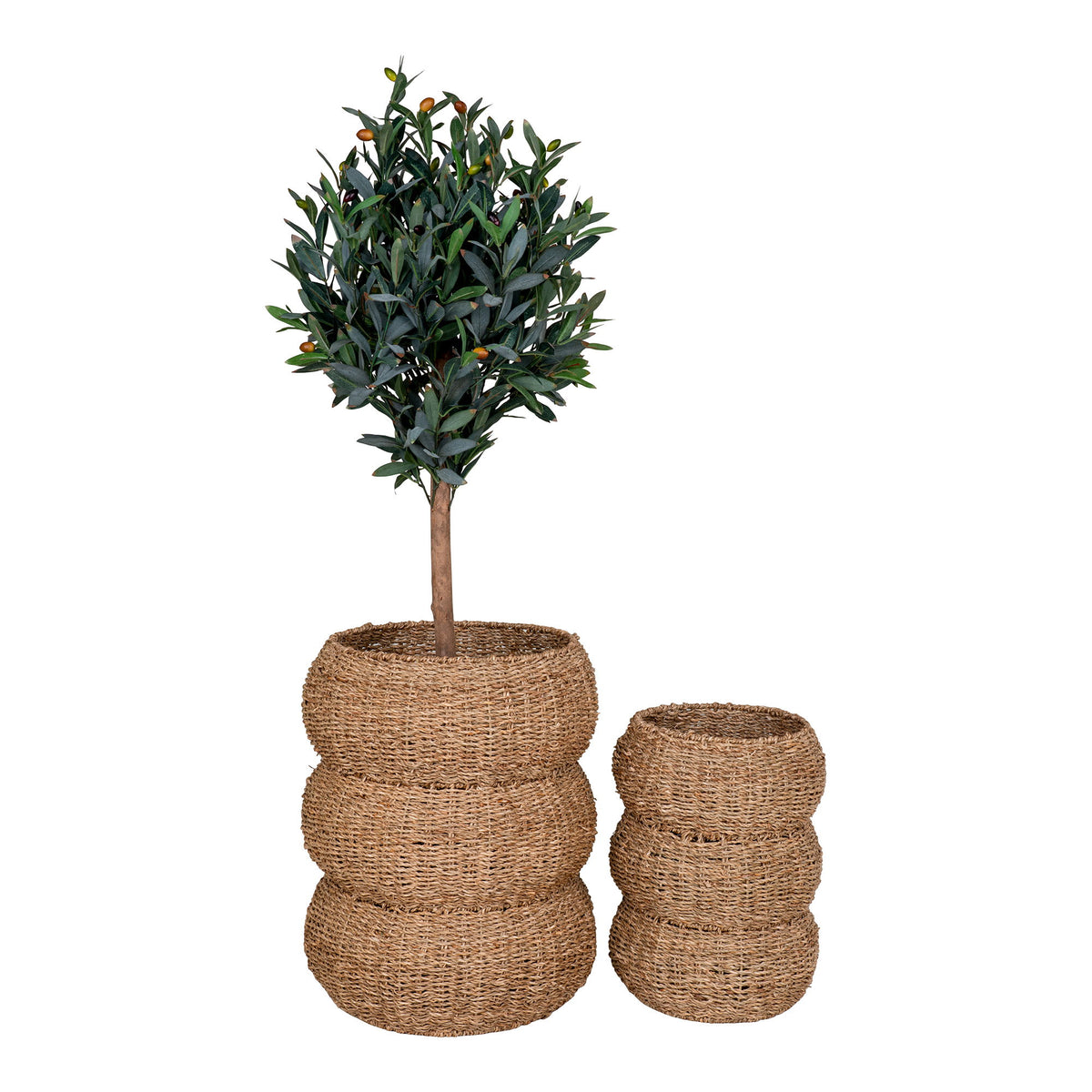 Seagrass baskets Sarbas - set of 2
