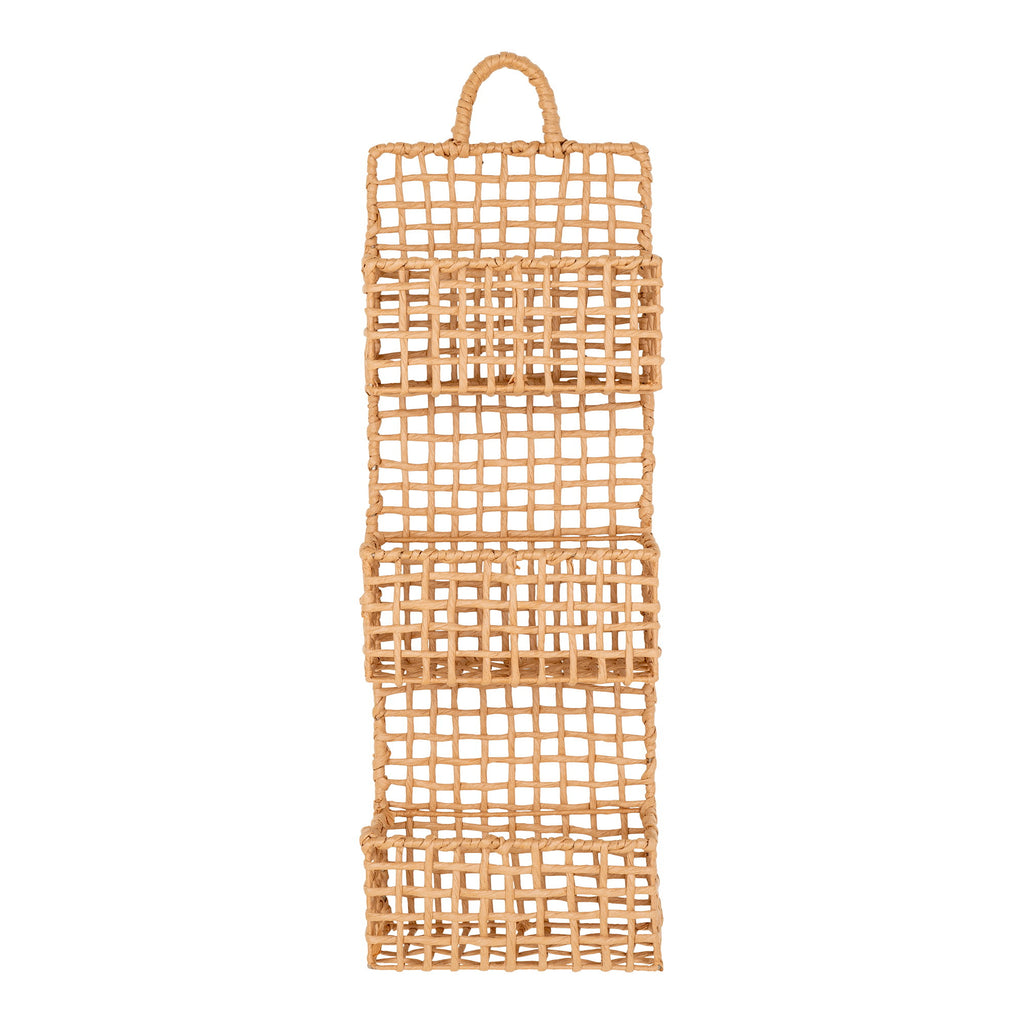 Sines Wall Shelf - Wall shelf, paper, natural 25x15x70 cm