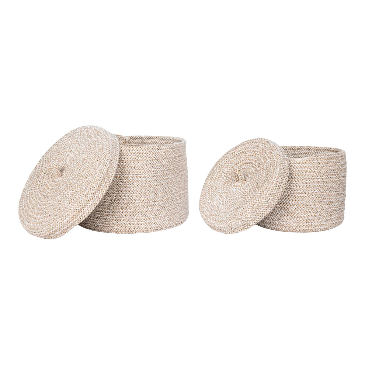 Sebal Baskets - Baskets, cotton, beige, set of 2