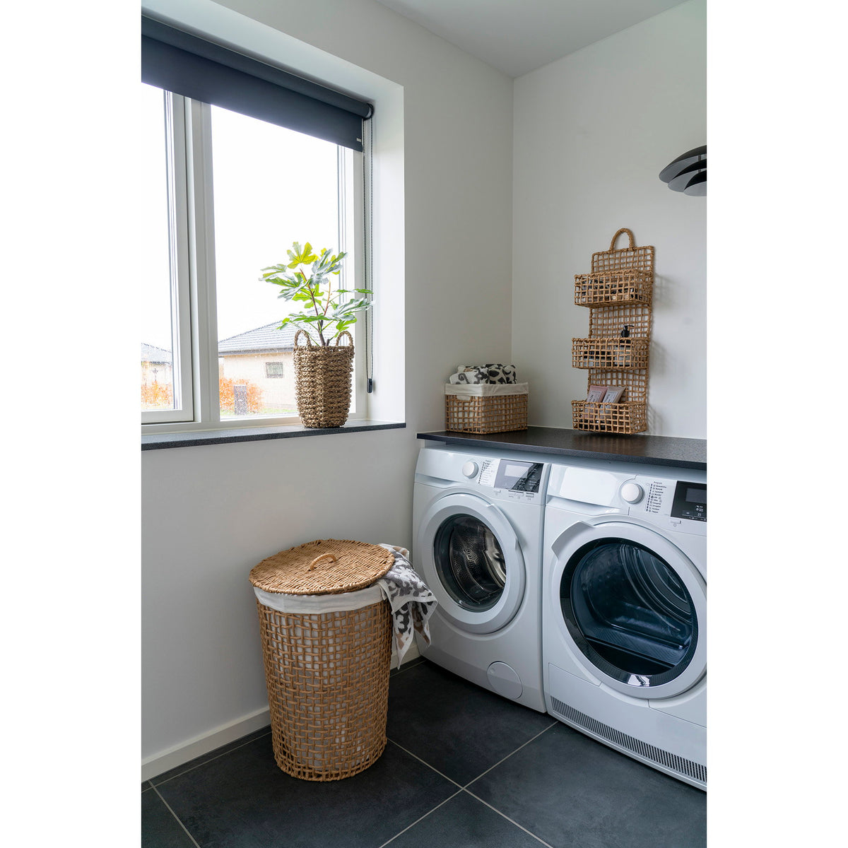 Laundry basket Pomal made of paper - Ø42x56 cm