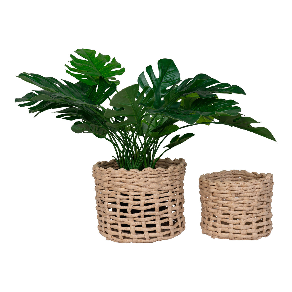 Penela Baskets - Baskets, paper, natural, set of 2