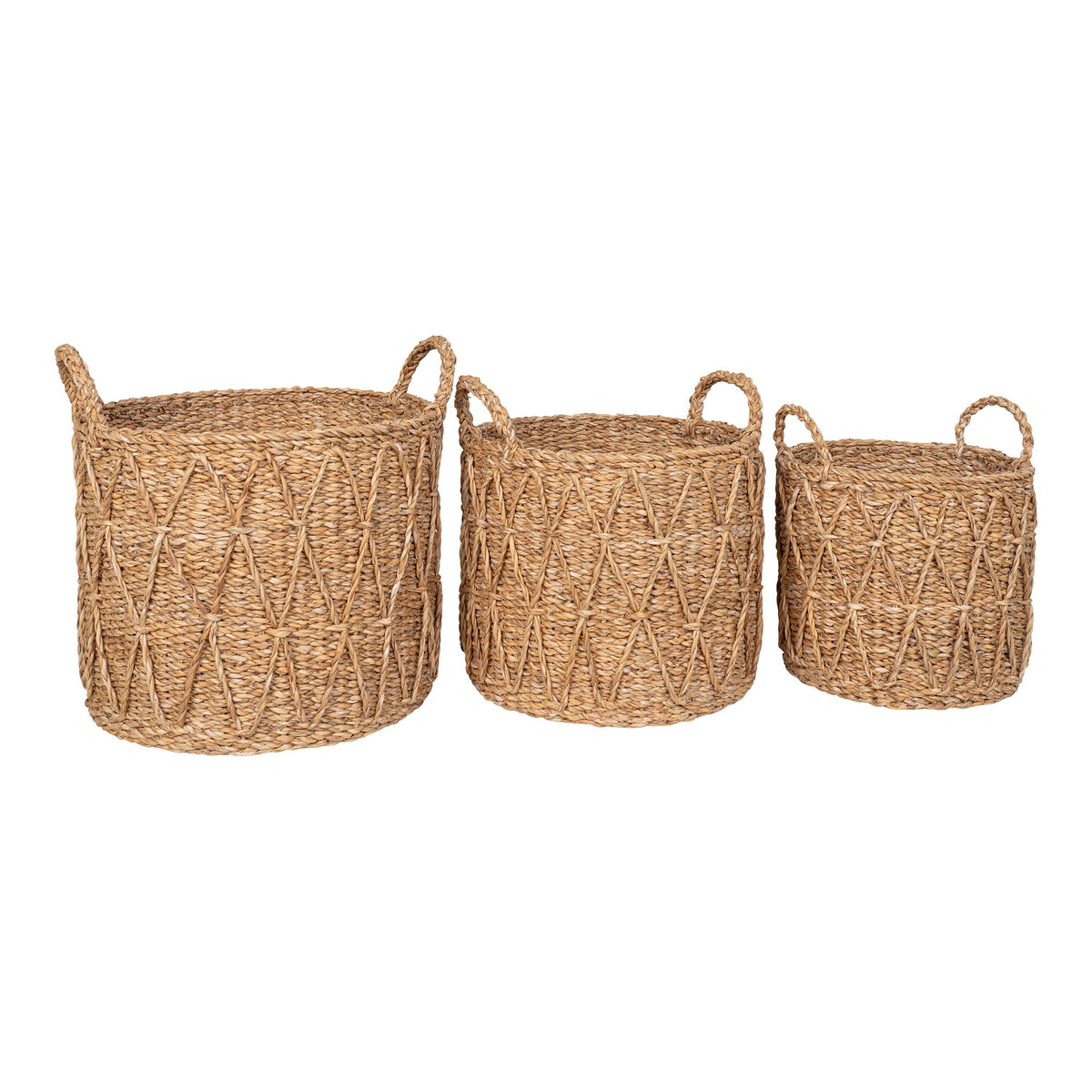 Krabi Baskets - Baskets, seagrass, natural, set of 3