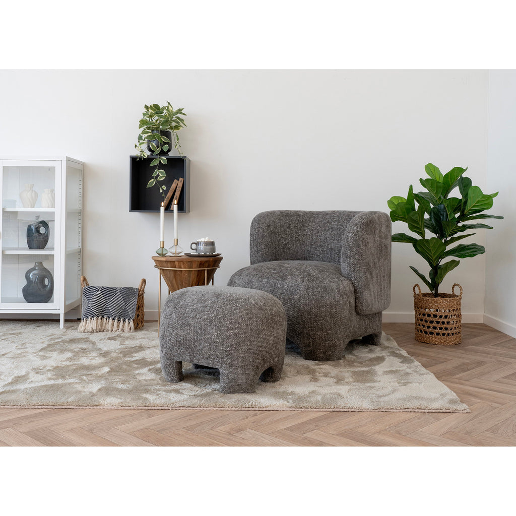 Seagrass Baskets Balok with black details - set of 3