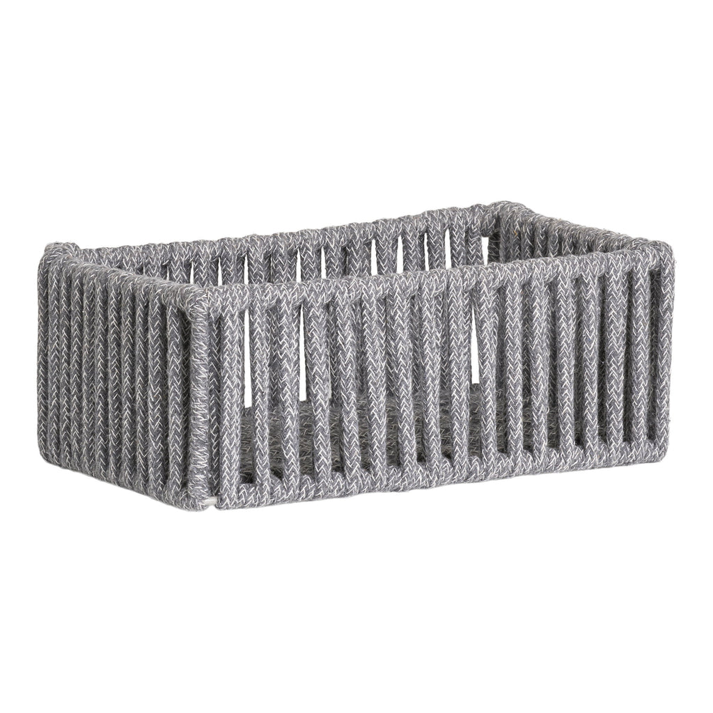 Arese Körbe - Körbe, Baumwolle/Metall, grau, 3er-Set