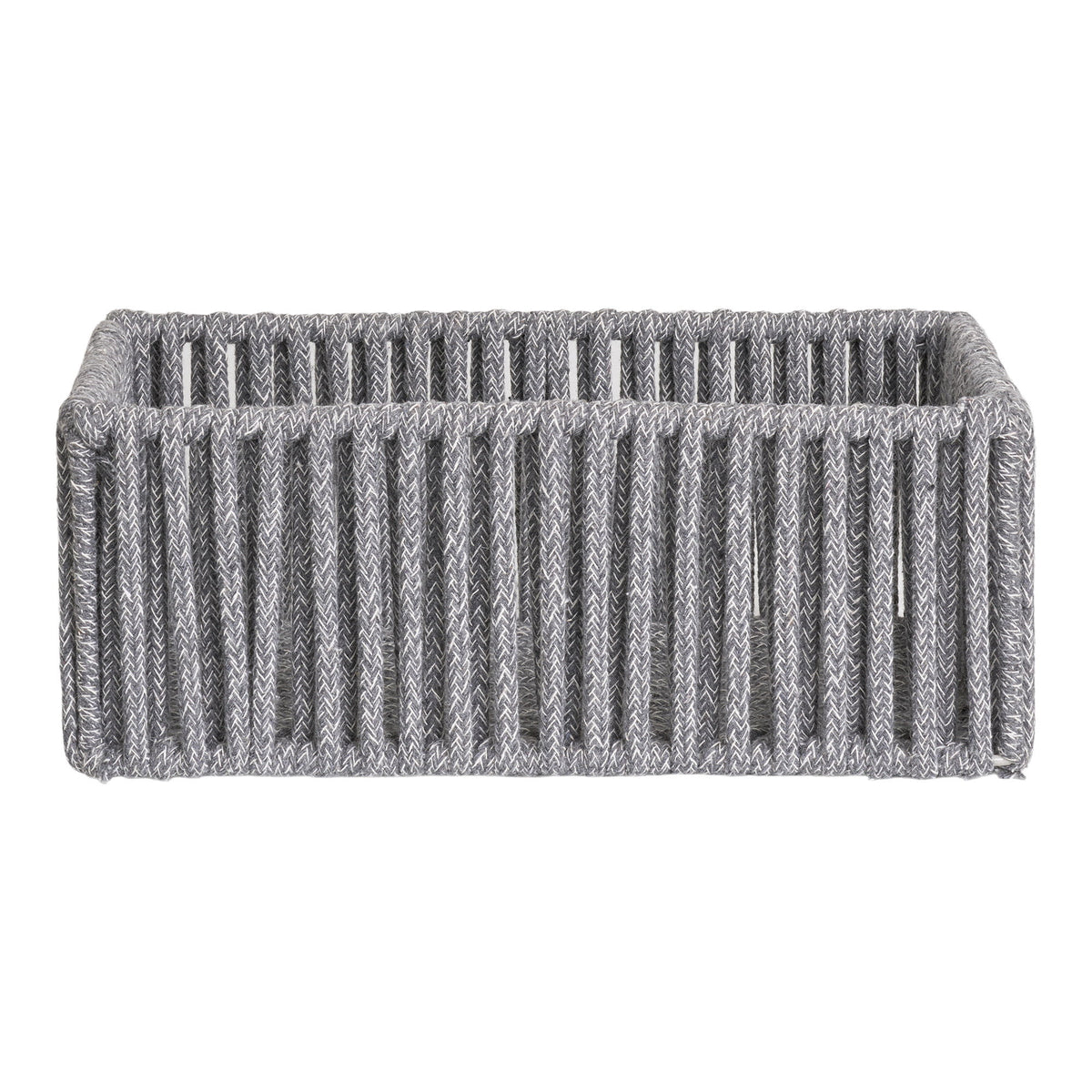 Arese Baskets - Baskets, cotton/metal, grey, set of 3