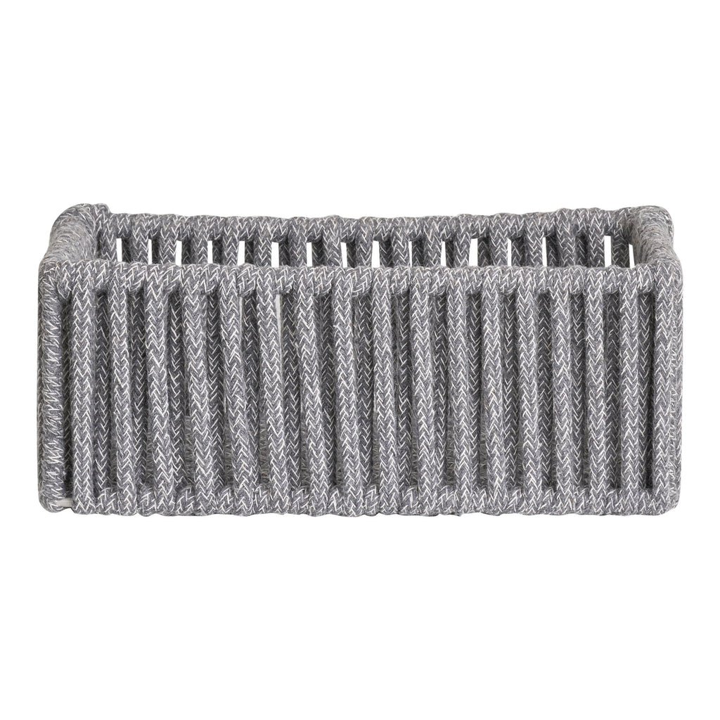 Arese Körbe - Körbe, Baumwolle/Metall, grau, 3er-Set