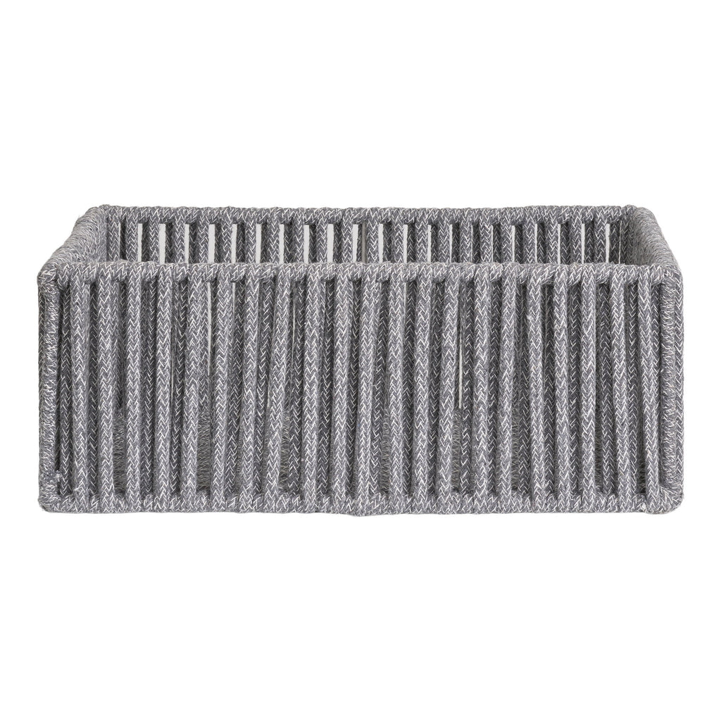 Arese Körbe - Körbe, Baumwolle/Metall, grau, 3er-Set