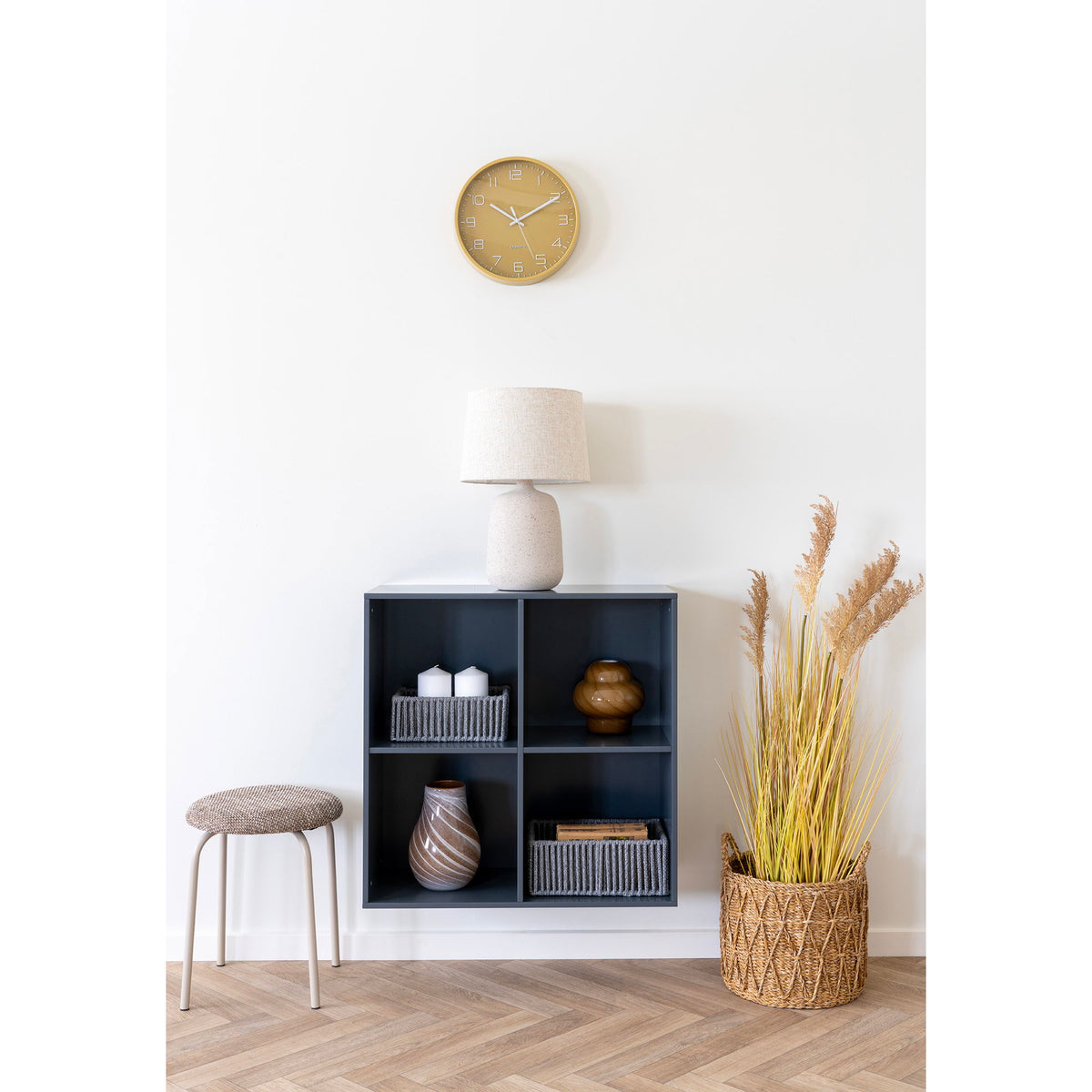 Arese Körbe - Körbe, Baumwolle/Metall, grau, 3er-Set