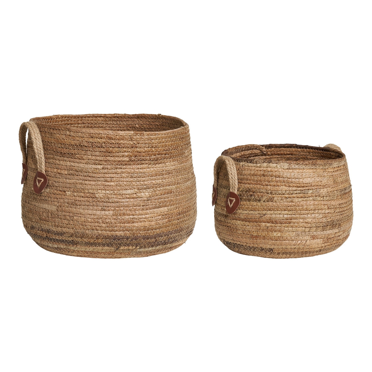 Banana leaf baskets Aosta - set of 2