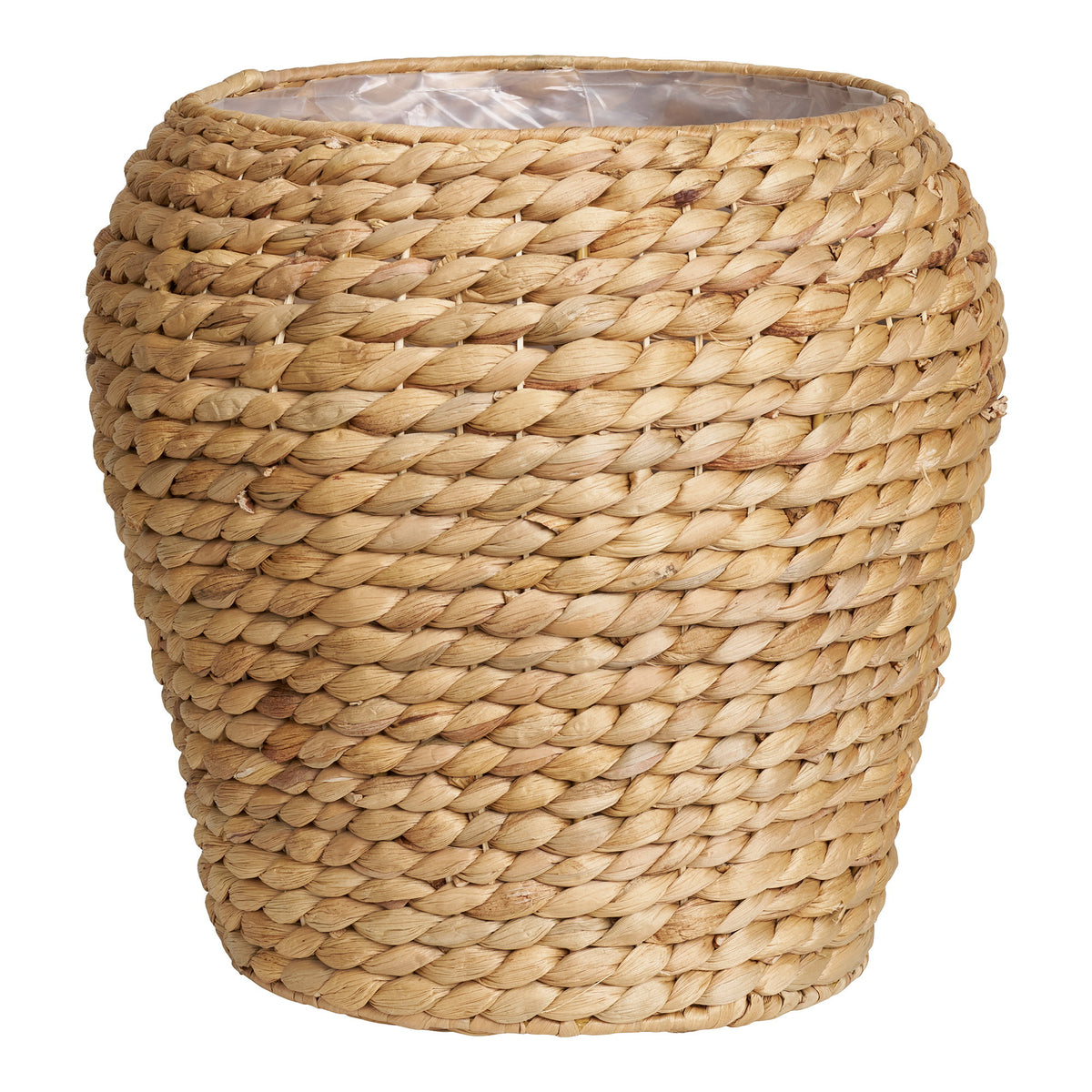 Denia Basket - Basket, water hyacinth, natural, ø34.5x34.5 cm