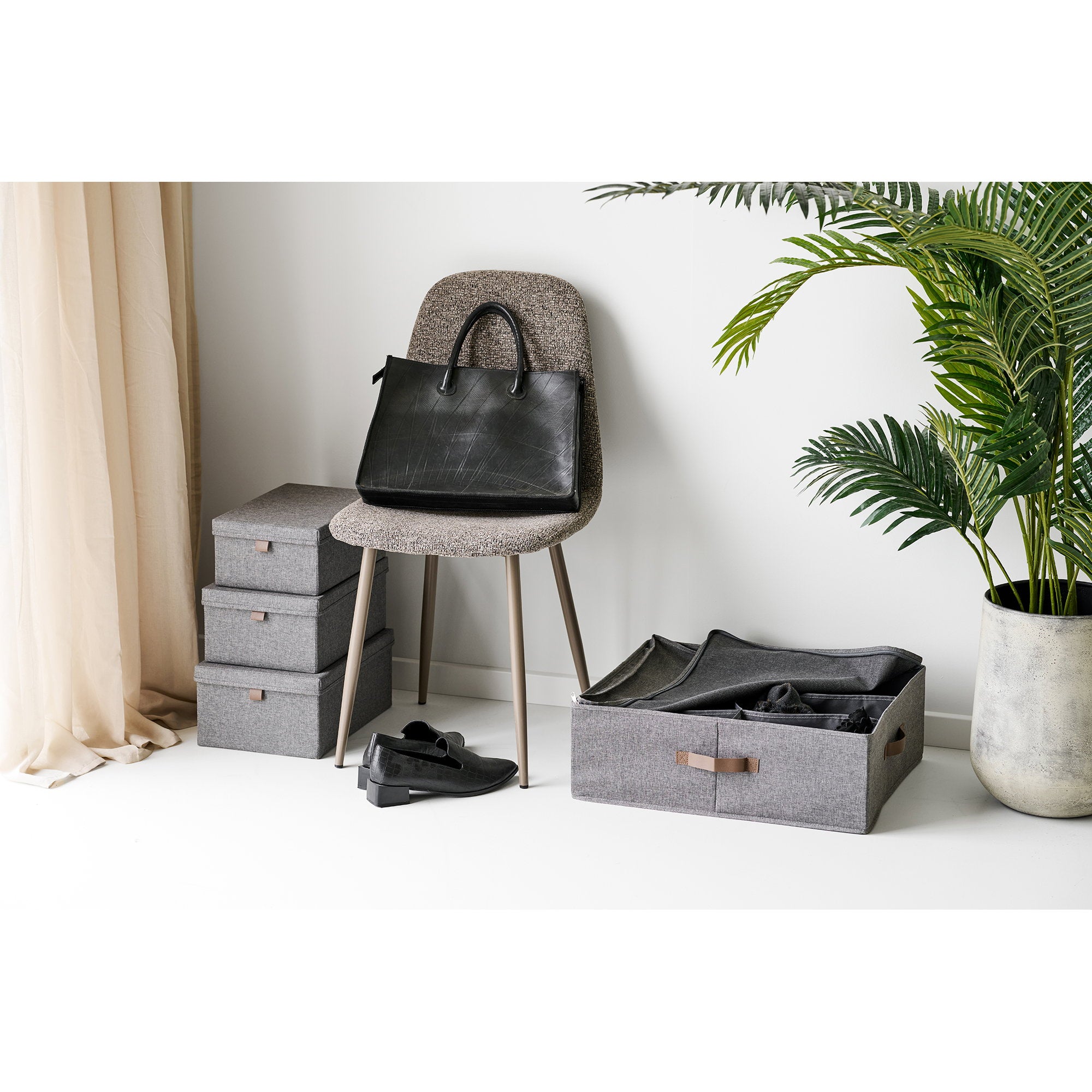 Noto Organizer - Textiel, donkergrijs 56x47x18 cm