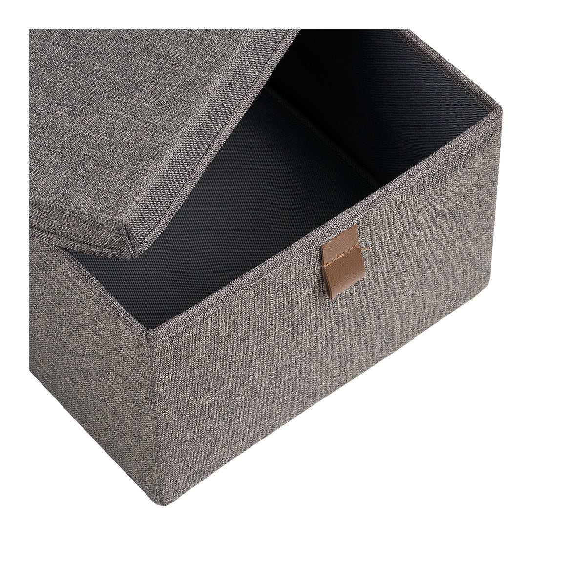 Noto Storage Boxes - Storage boxes, textile, dark grey, set of 3