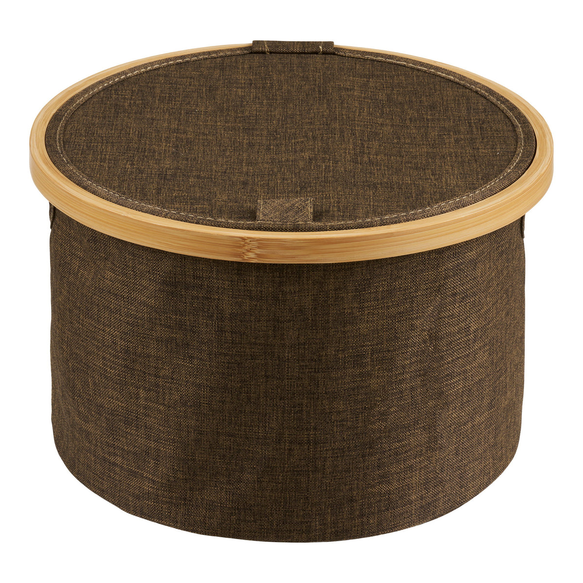 Round basket Noto brown - Ø30x20 cm