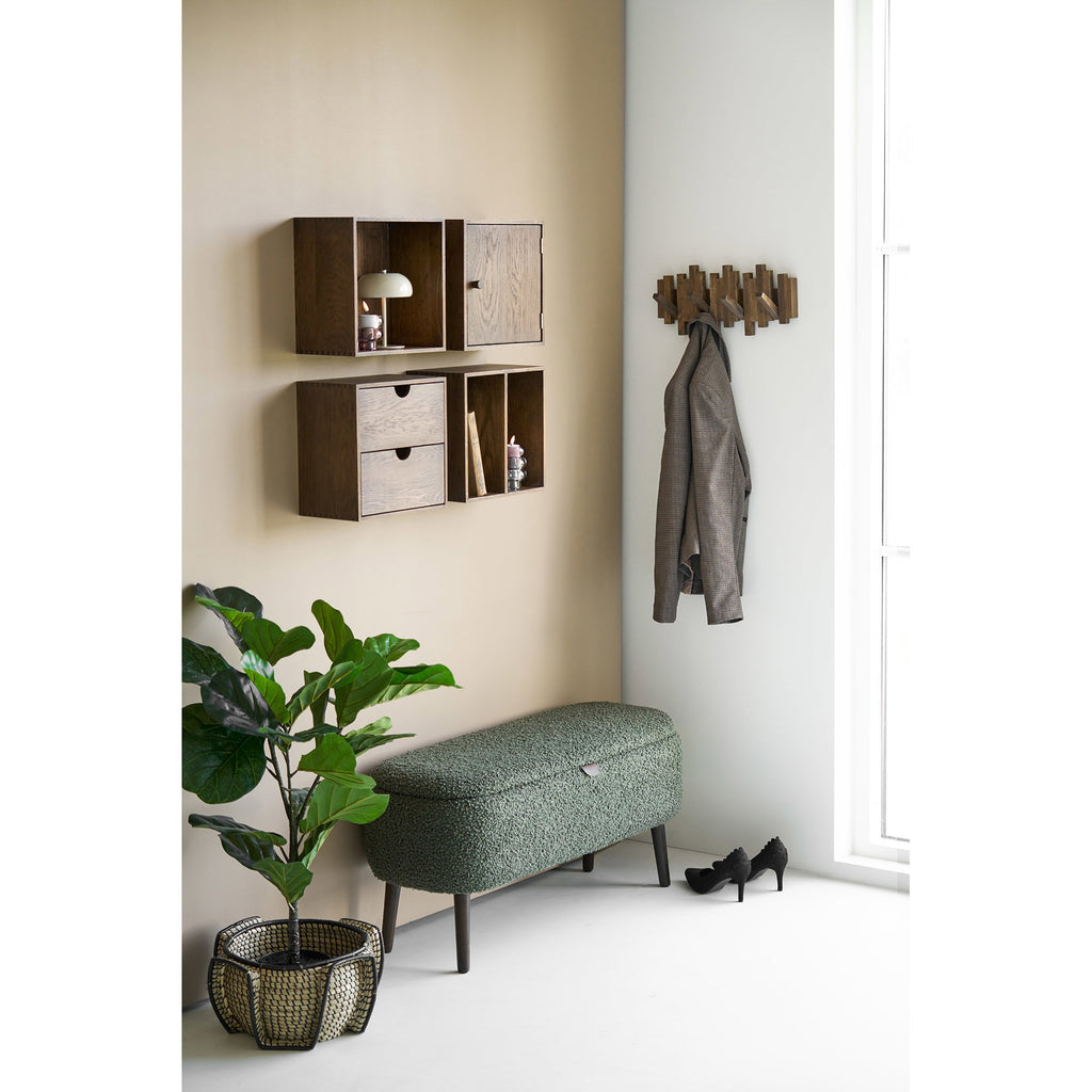 Seegraskorb Medan natur/schwarz - Ø33x20 cm
