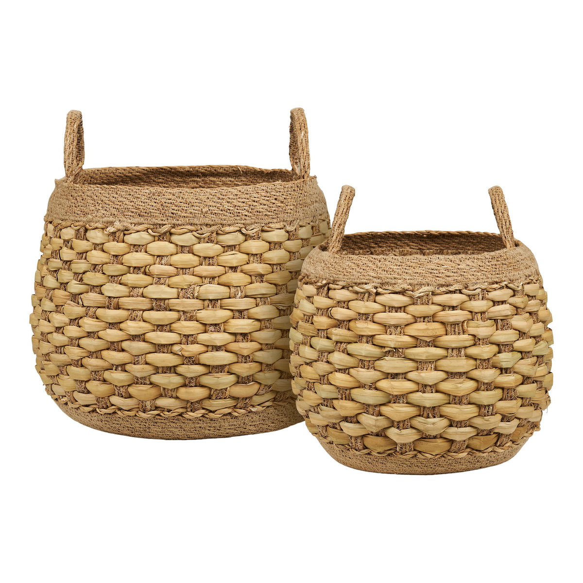 Strahan Baskets - Baskets, seagrass/water hyacinth, natural, set of 2