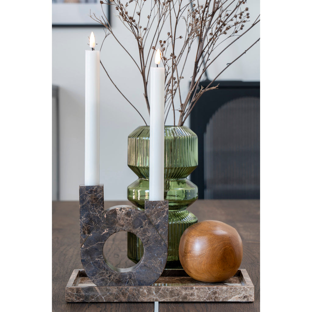 Vaas - Glas, groen Ø12x25 cm