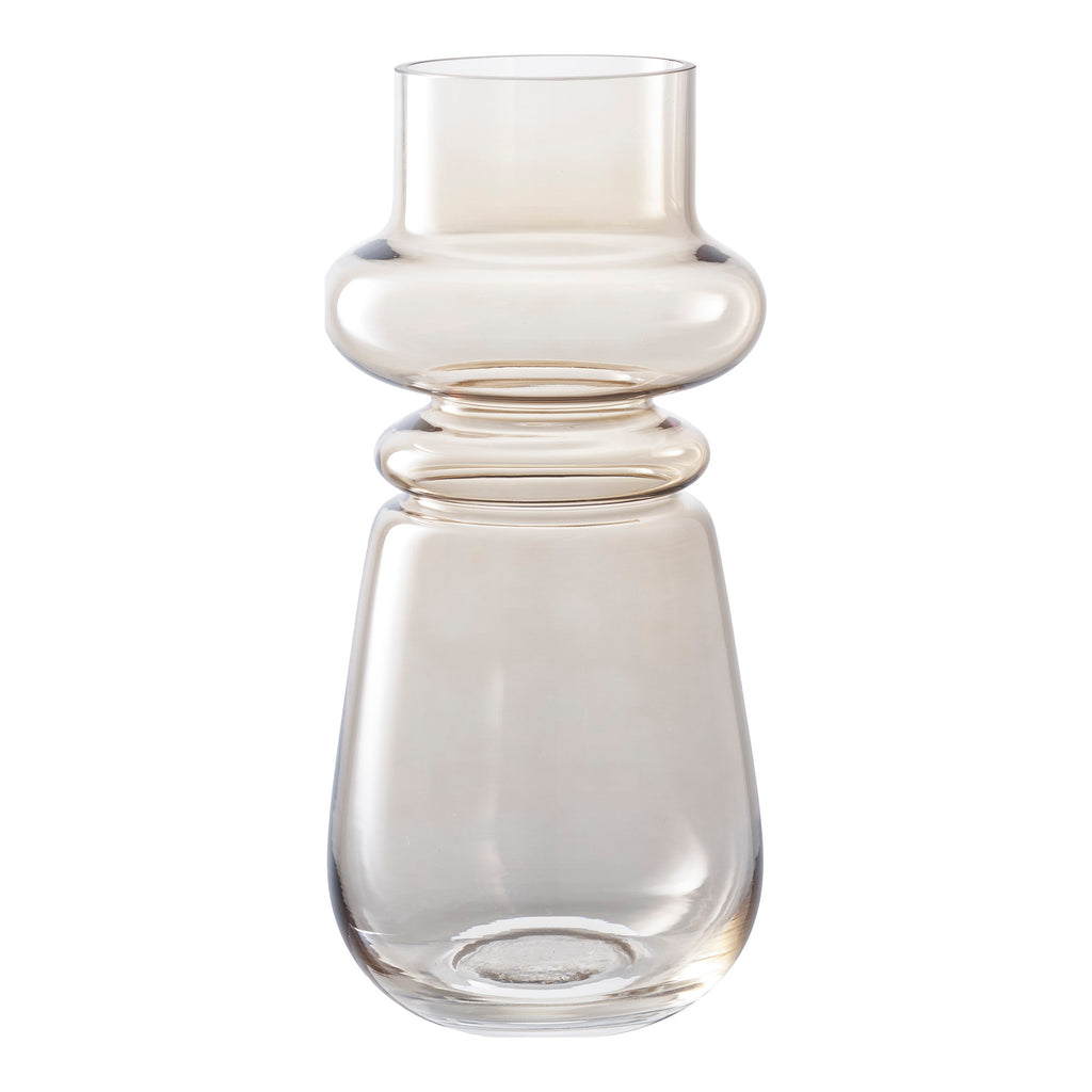 Vaas - Glas, gerookt bruin Ø15x31 cm