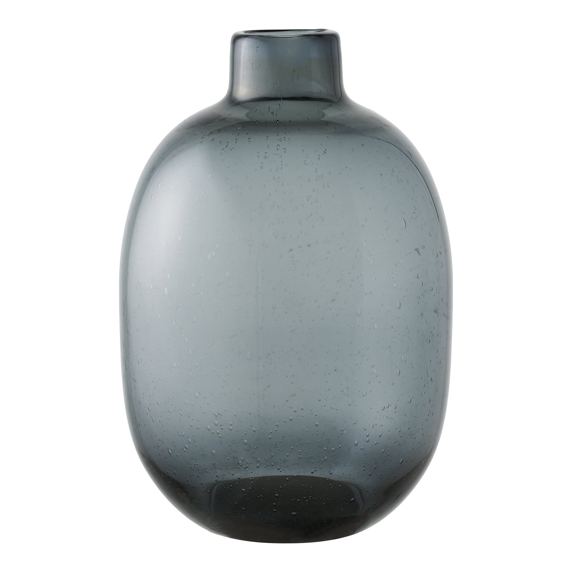 Vaas - Glas, gerookt zwart Ø23x35 cm