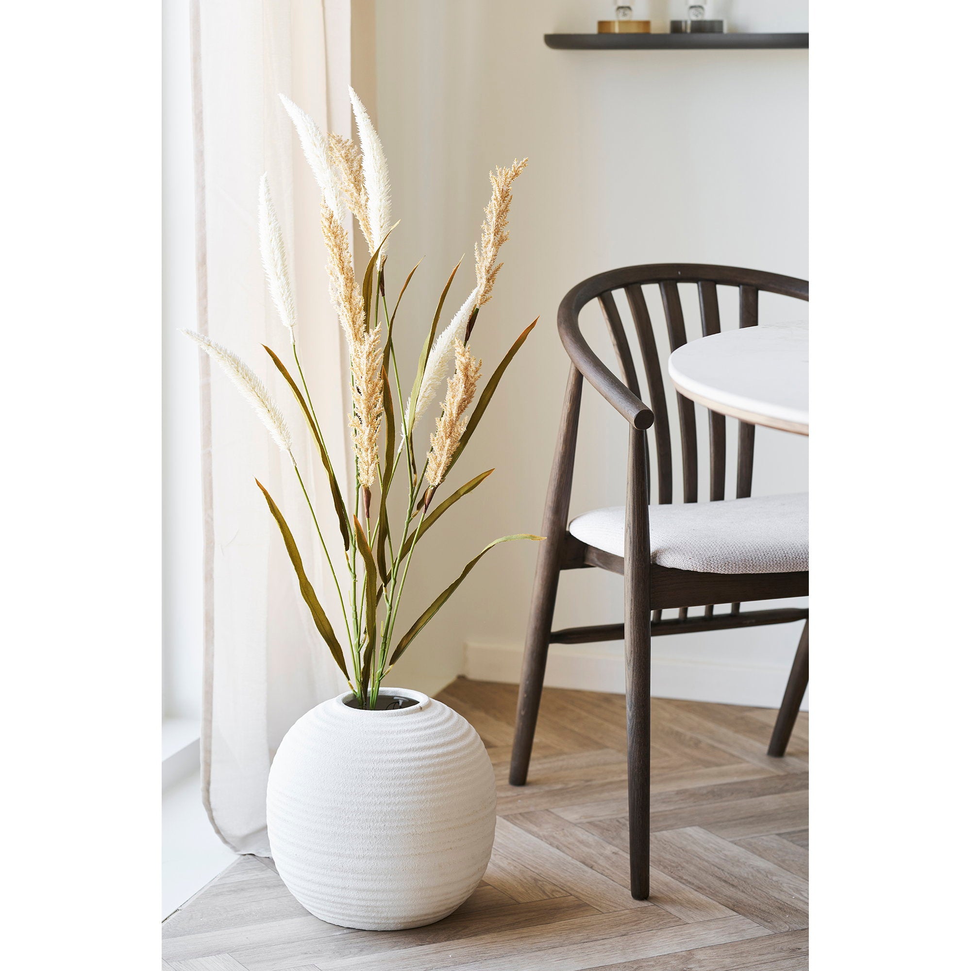 Vaas - Keramiek, wit Ø30x28,5 cm
