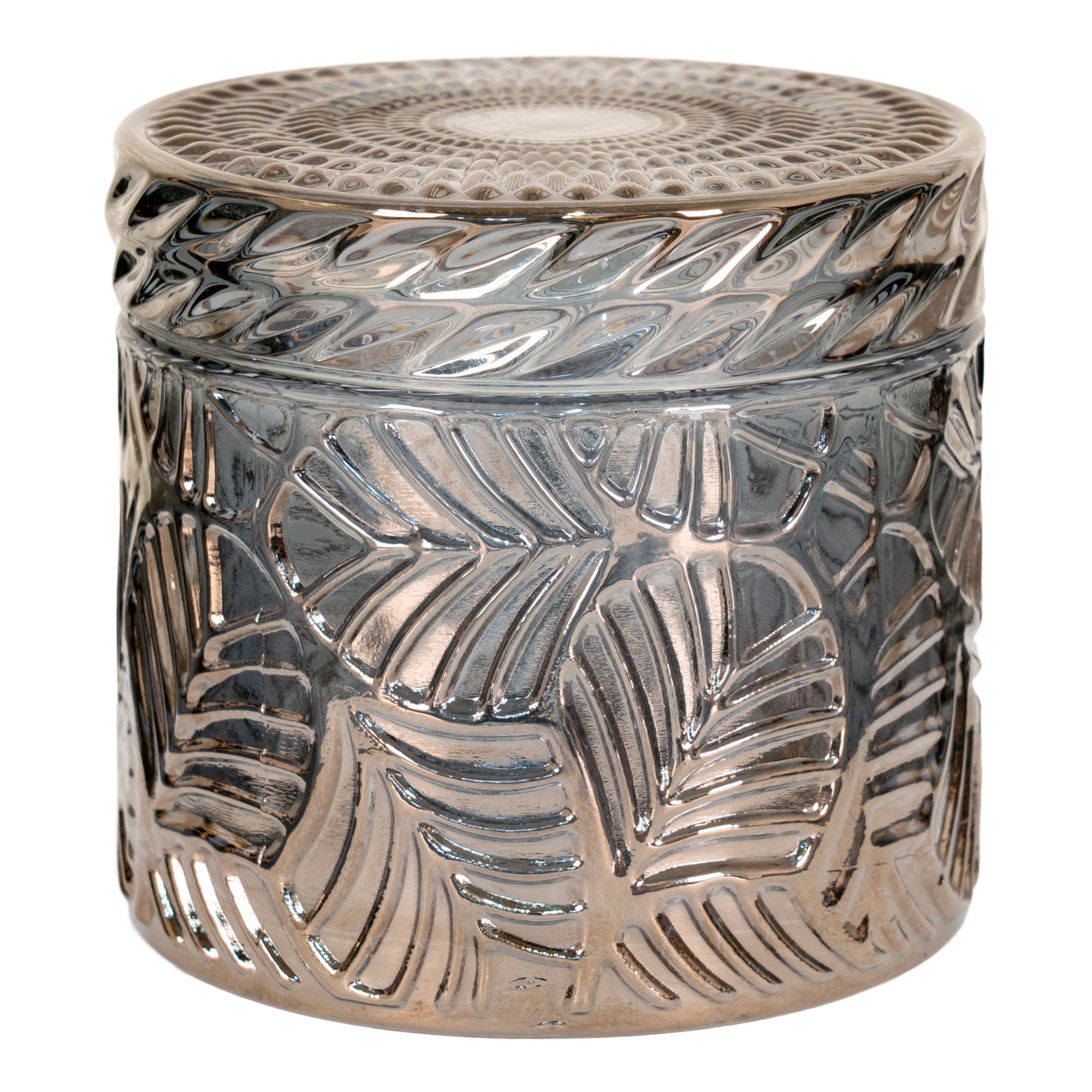 Jars - Glass, smoked colour (set of 2)