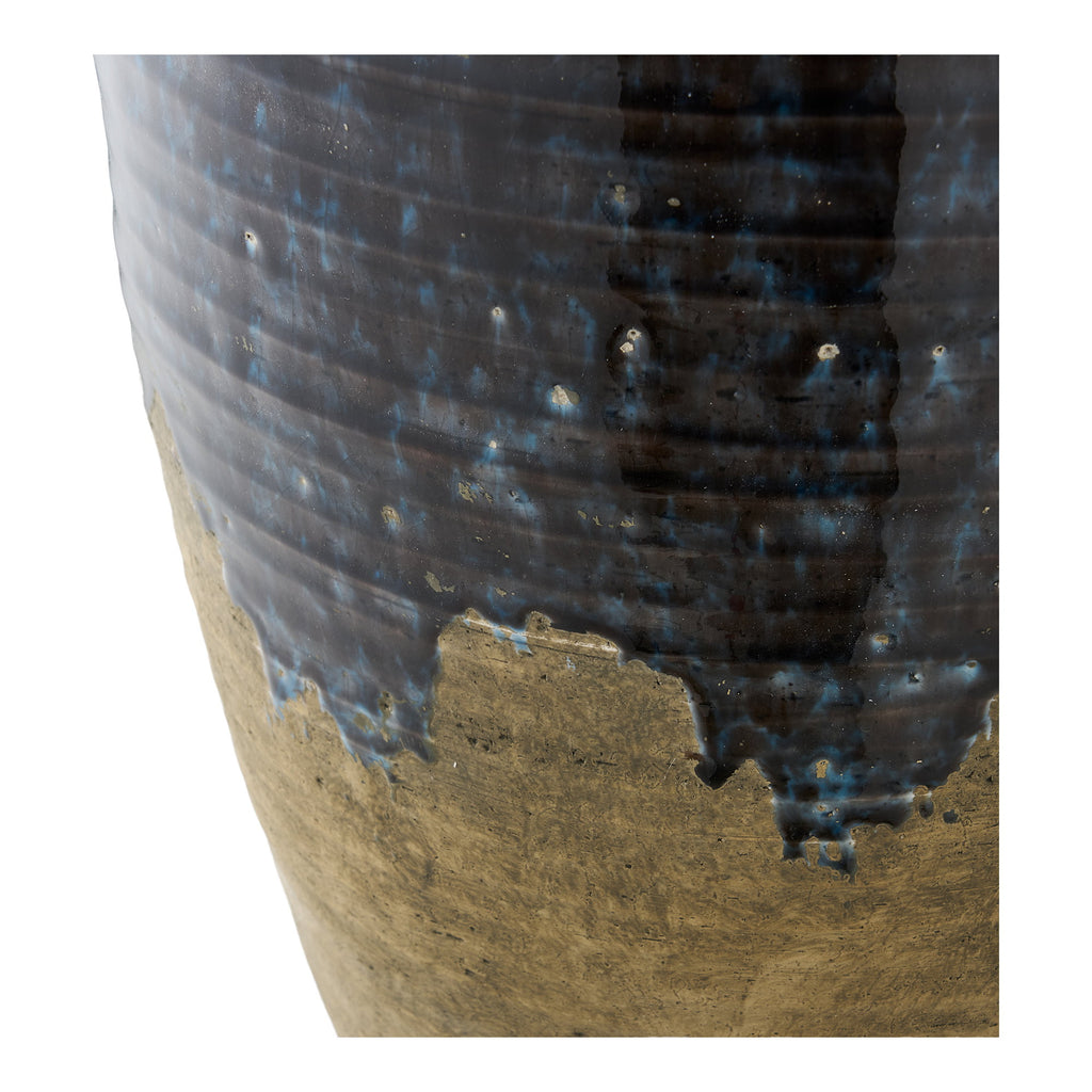Vaas - Keramiek, donkerblauw Ø27x44,5 cm