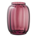 Vaas - Mondgeblazen glas, gerookt rood Ø17x21 cm
