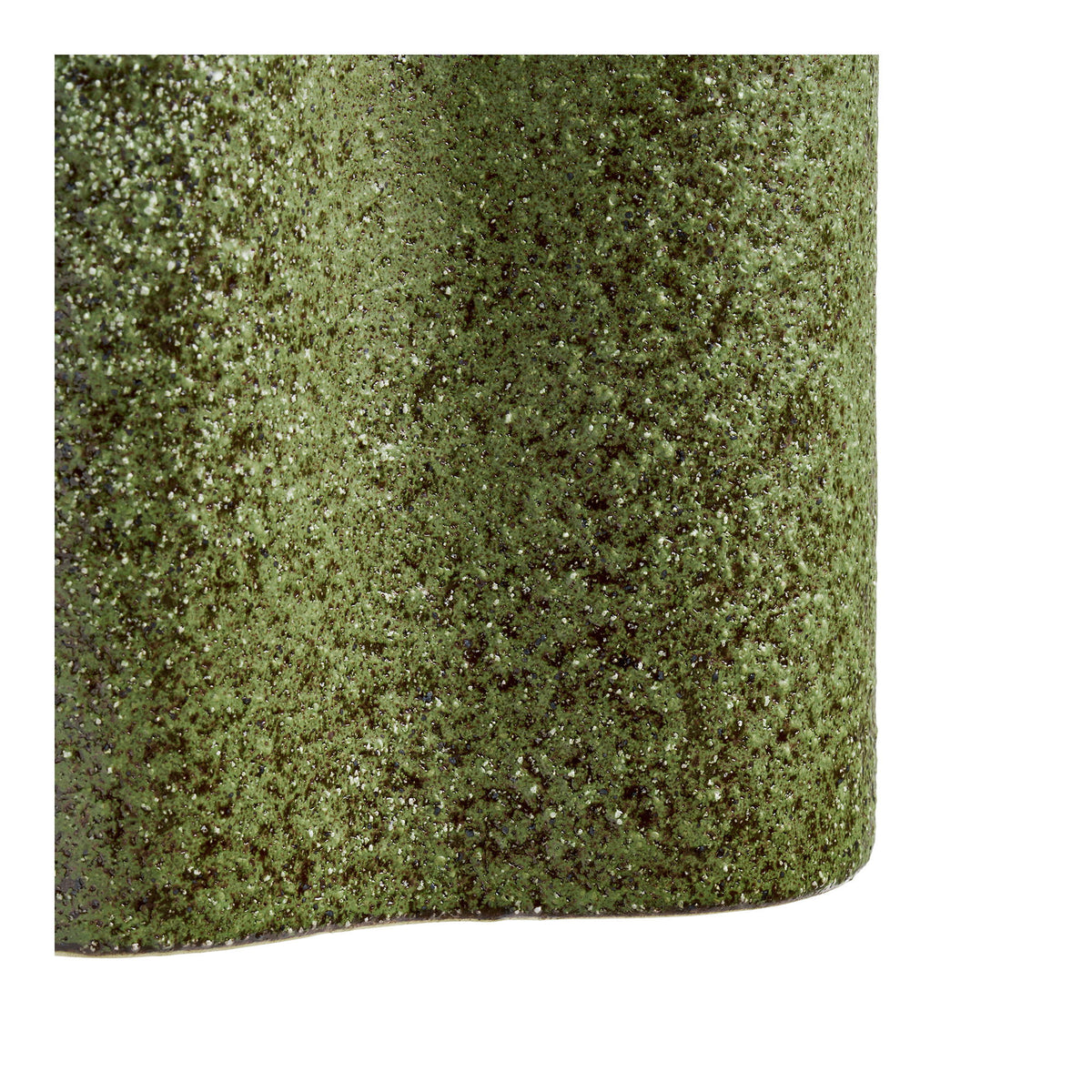 Dark green ceramic vase Forest Night - 14.5x19x14.5 cm