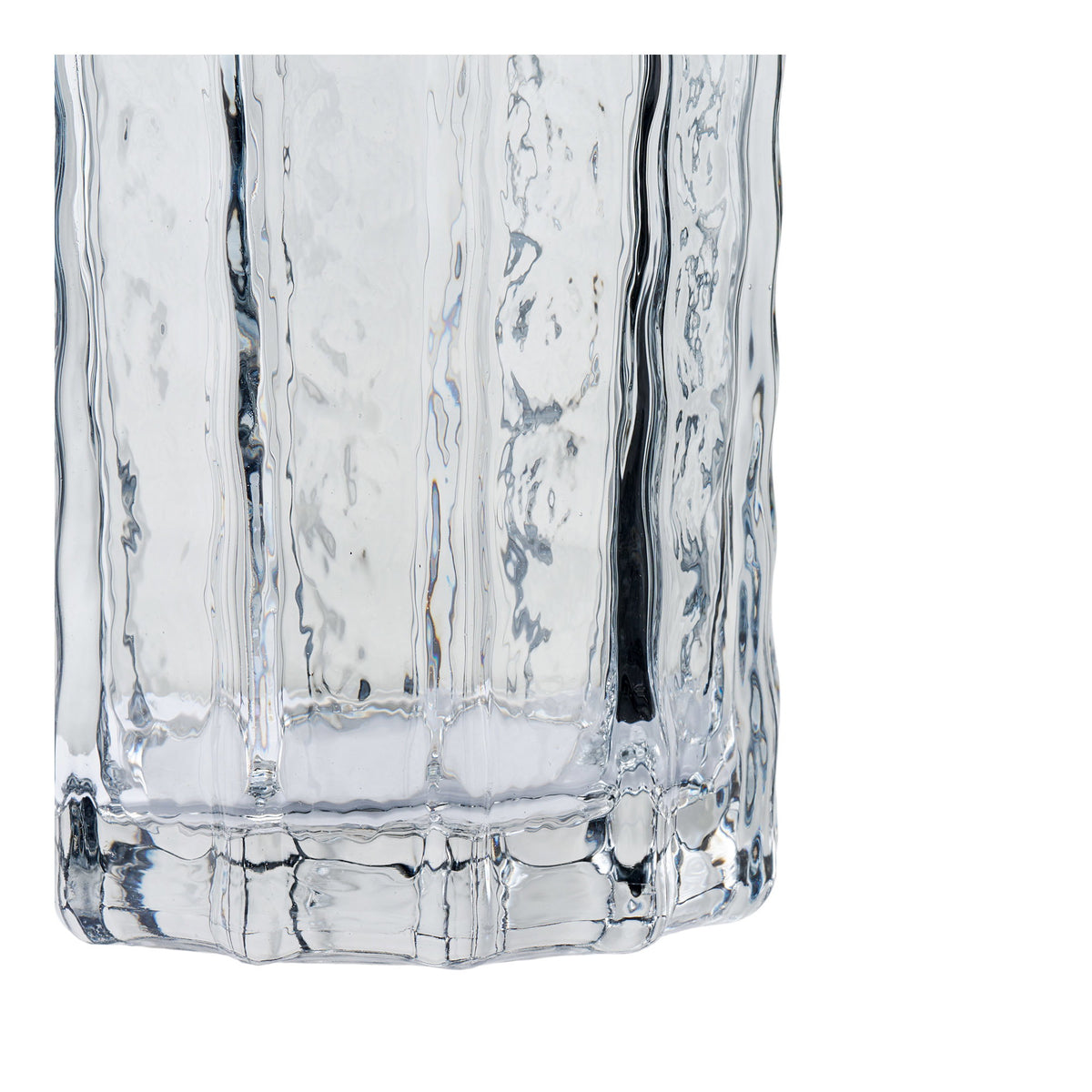 Vase - Vase, mouth-blown glass, smoke grey, ø10x20 cm