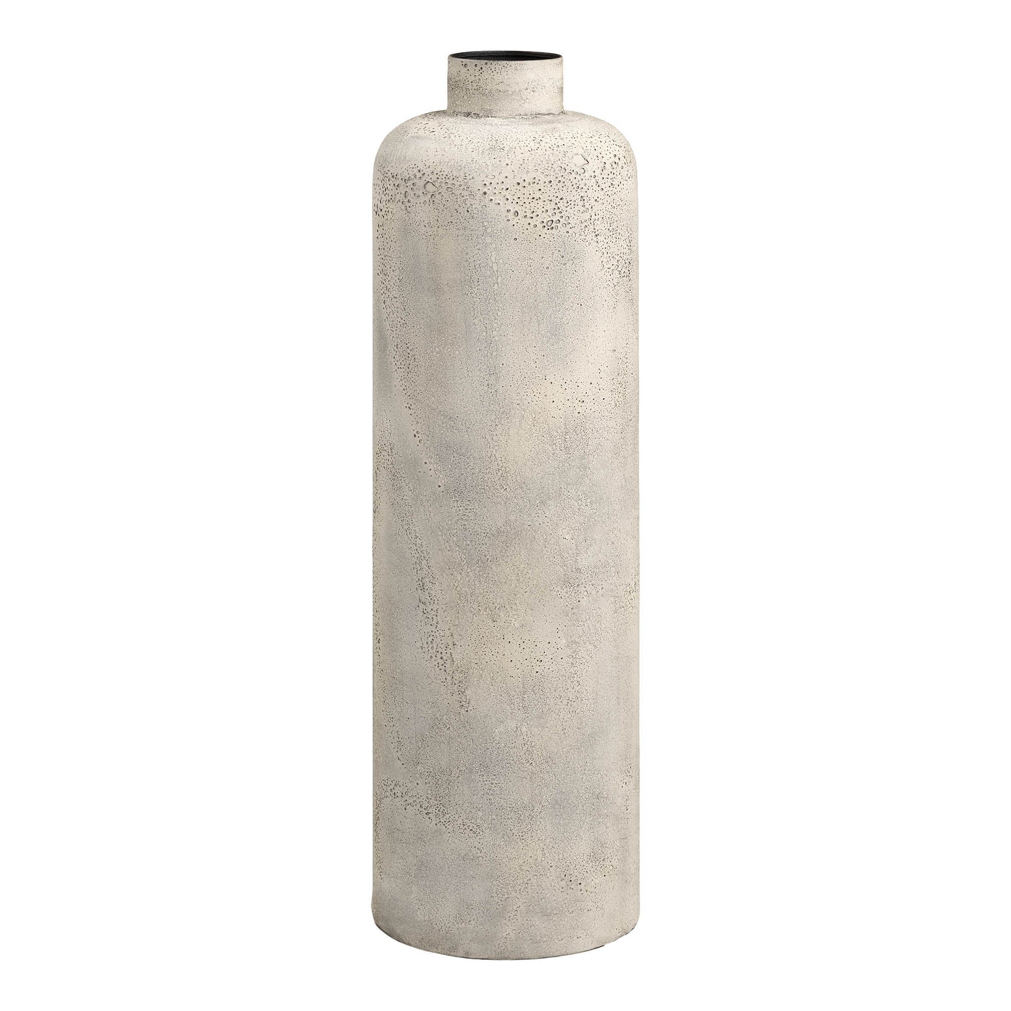 Hou Decoratieve Pot - Metaal, antiek beige Ø24x78,5 cm