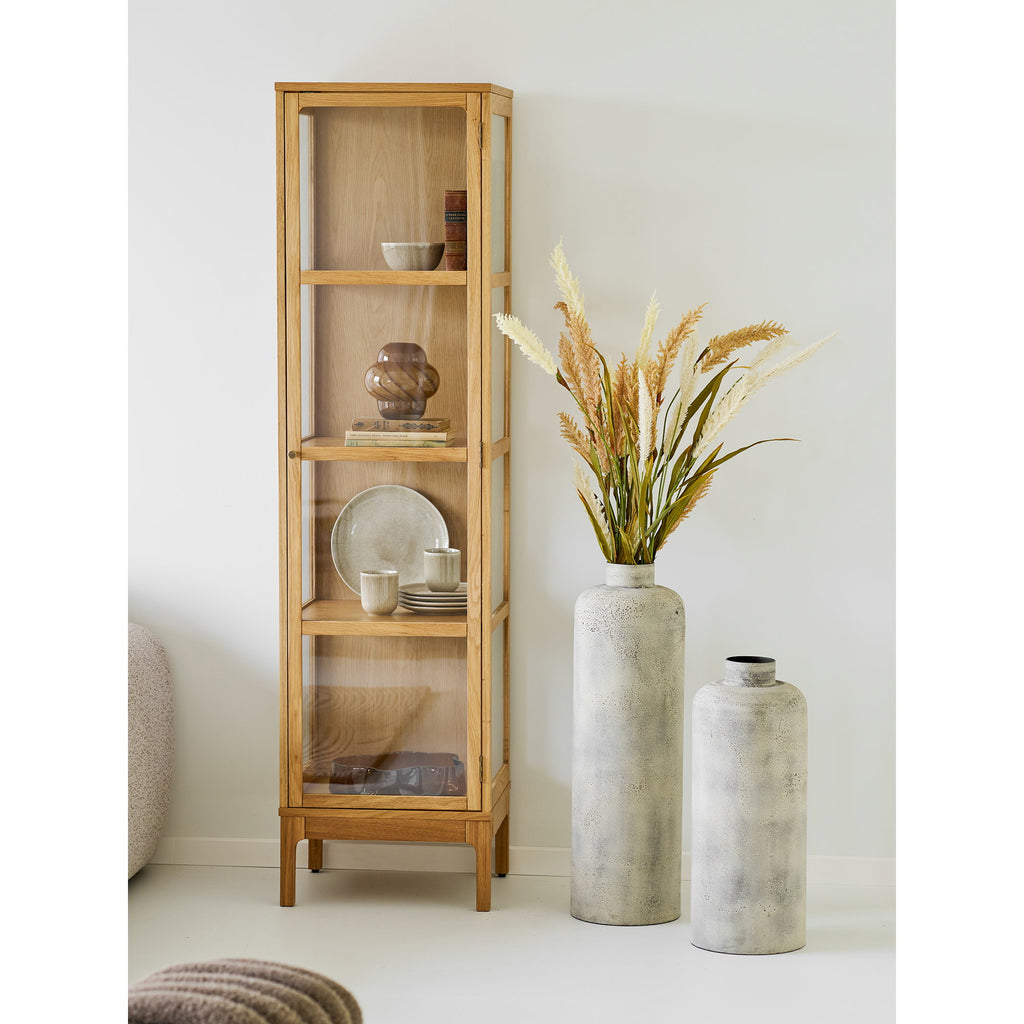 Hou Decoratieve Pot - Metaal, antiek beige Ø24x78,5 cm