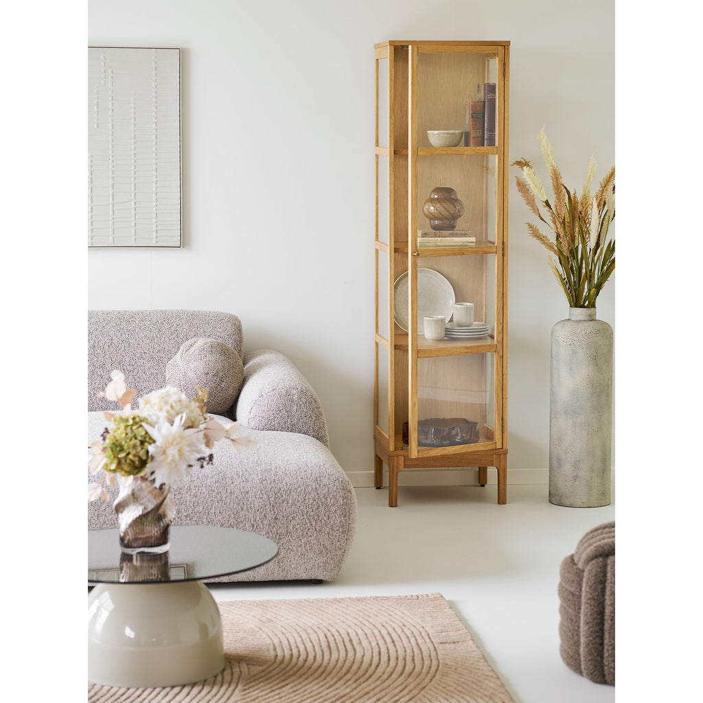 Hou Decoratieve Pot - Metaal, antiek beige Ø24x78,5 cm