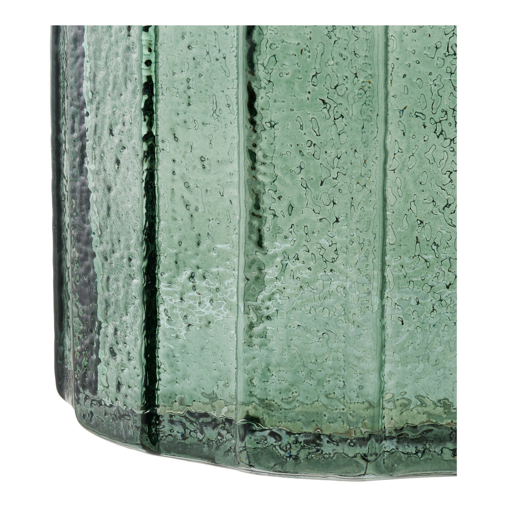 Posygrüner Glasblumentopf - Ø15x15 cm