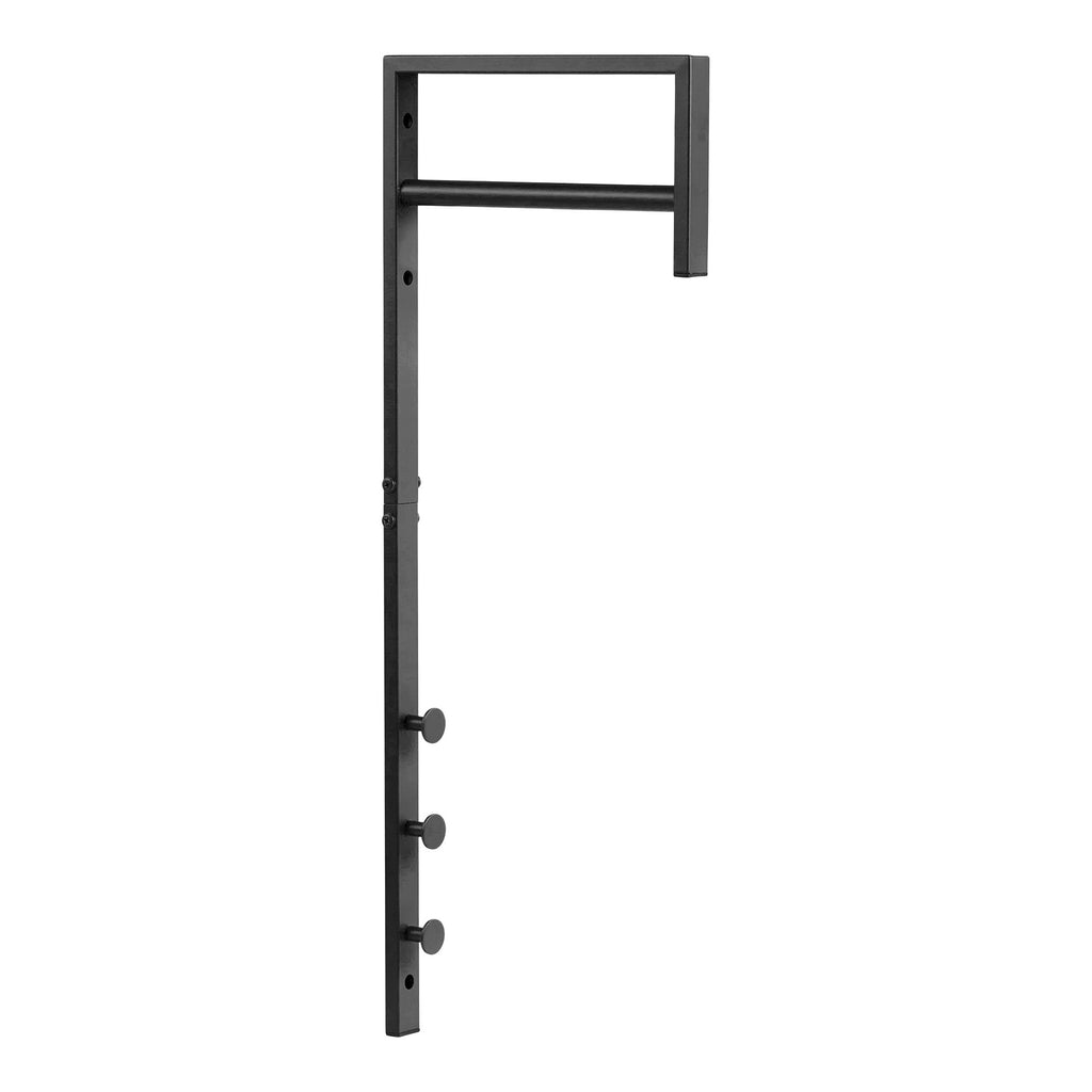 Schwarzer Metall-Kleiderständer Trento freistehend - 3x30x82 cm